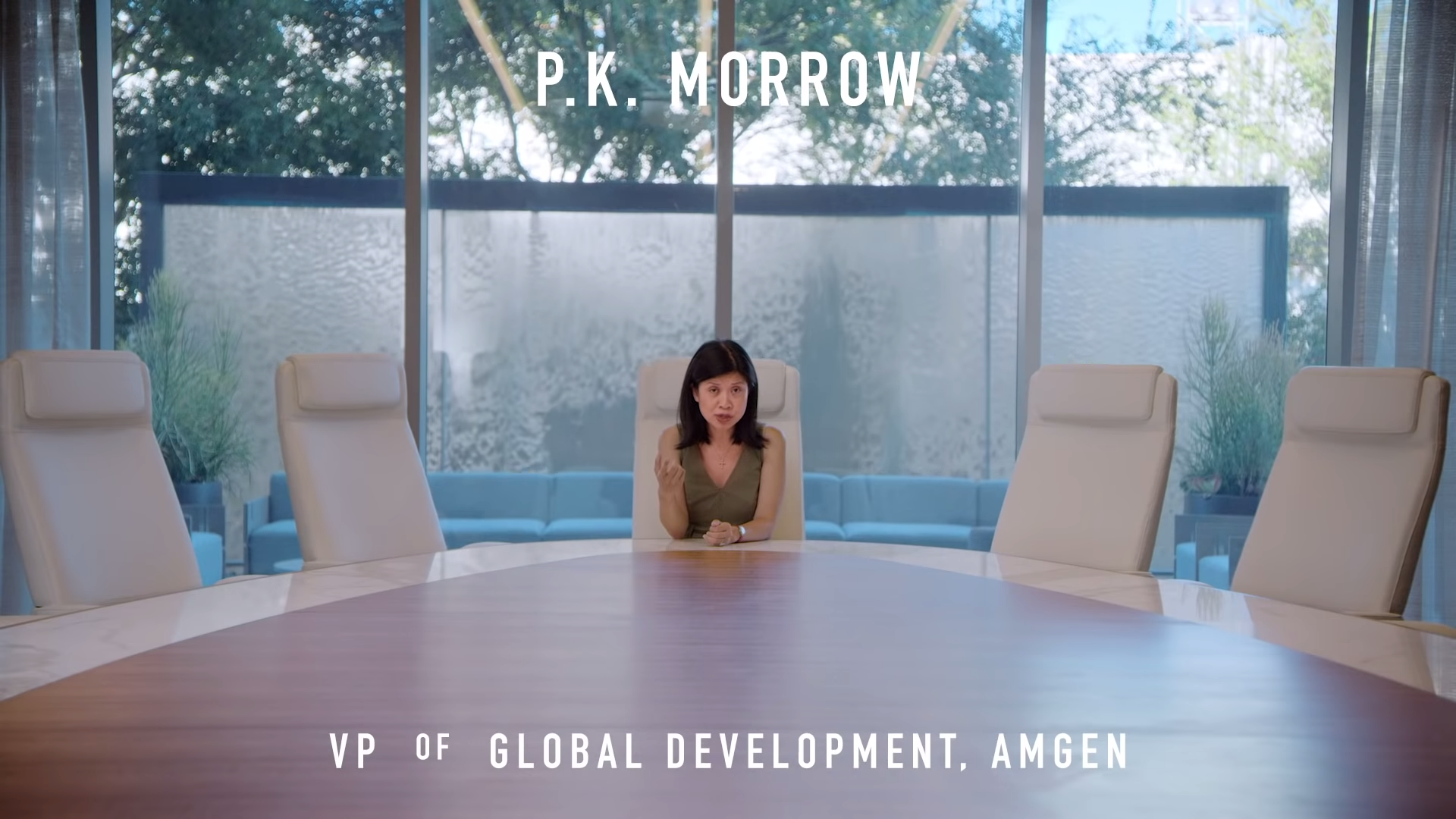 PK Morrow, VP of Global Development, Amgen.